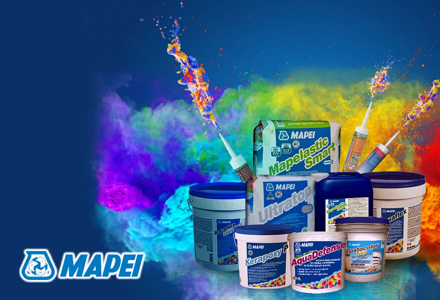 Mapei Construction Chemicals. Explore selection of Mapei construction chemicals, grout, tile adhesive, epoxy flooring, waterproofing and a range of concrete repair