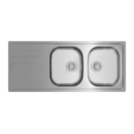 Teka Inset reversible stainless steel sink in 80 cm 115170001 | Teka