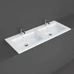 Rak-Joy Uno Pure White Drop In Wash Basins 1210 x 465 MM