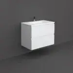 Rak-Joy Pure White Wall Hung Vanity Unit Furniture
