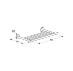 CALIBER towel shelf | Kludi Rak - Image 2