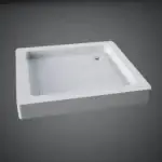 RAK-Sania Deluxe Alpine White Ivory Shower Trays 90x90 MM