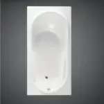 RAK-Star Bathtubs Alpine White Ivory 180X90 MM