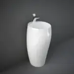 RAK-Cloud Alpine White Free Standing Wash Basins