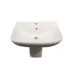 Tessa Half Pedestal Wash Basin Faucini